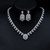 Picture of Reasonably Priced Platinum Plated Cubic Zirconia 2 Piece Jewelry Set from Reliable Manufacturer