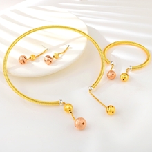 Show details for Cute Designed Big African Style 3 Pieces Jewelry Sets