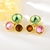 Picture of Attractive Colorful Gold Plated Big Stud Earrings For Your Occasions