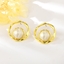 Show details for Affordable Gold Plated Dubai Big Stud Earrings from Trust-worthy Supplier
