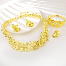 Show details for Dubai Zinc Alloy 4 Piece Jewelry Set in Exclusive Design