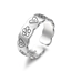 Show details for 999 Sterling Silver Platinum Plated Cuff Bangle in Exclusive Design