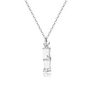 Picture of Affordable Platinum Plated White Pendant Necklace From Reliable Factory