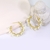 Picture of Good Quality Artificial Pearl Delicate Small Hoop Earrings