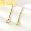 Show details for Purchase Gold Plated Copper or Brass Dangle Earrings Exclusive Online