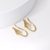 Picture of Brand New White Small Small Hoop Earrings with Full Guarantee