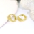 Picture of Distinctive White Small Huggie Earrings As a Gift