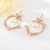 Picture of Trendy Rose Gold Plated Cubic Zirconia Stud Earrings with No-Risk Refund