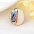 Picture of Good Shell White Fashion Ring