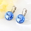 Show details for 14 mm swarovski element crystal satellite diamond earrings