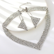Show details for Brand New White Zinc Alloy 2 Piece Jewelry Set with Full Guarantee