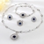 Picture of Pretty Cubic Zirconia Party 4 Piece Jewelry Set for Female