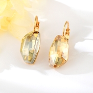 Show details for Copper or Brass Medium Dangle Earrings Factory Direct