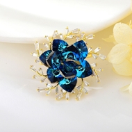 Show details for Unusual Big Flower Brooche