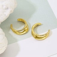 Picture of Delicate Gold Plated Clip On Earrings with Fast Delivery