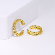 Picture of Copper or Brass Gold Plated Clip On Earrings from Certified Factory