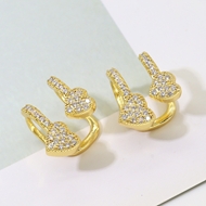 Picture of Delicate Gold Plated Clip On Earrings Online Only