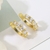 Picture of Popular Cubic Zirconia Copper or Brass Clip On Earrings