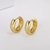 Picture of Wholesale Gold Plated Delicate Huggie Earrings with No-Risk Return