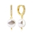 Picture of Fancy Medium Gold Plated Dangle Earrings