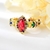 Picture of Cubic Zirconia Small Adjustable Ring in Exclusive Design