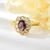 Picture of Need-Now Purple Gold Plated Adjustable Ring from Editor Picks