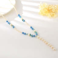 Show details for Copper or Brass Classic Y Necklace in Exclusive Design