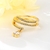 Picture of Wholesale Gold Plated Delicate Adjustable Ring with No-Risk Return