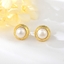 Show details for Irresistible White Big Big Stud Earrings For Your Occasions