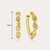 Picture of Copper or Brass Cubic Zirconia Clip On Earrings Wholesale Price