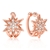 Picture of Delicate Copper or Brass Clip On Earrings Online Only