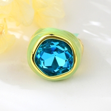 Show details for Zinc Alloy Blue Fashion Ring from Certified Factory