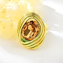 Show details for Nice Artificial Crystal Big Fashion Ring