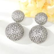 Show details for Copper or Brass Luxury Dangle Earrings from Trust-worthy Supplier