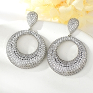 Show details for Fast Selling White Luxury Dangle Earrings For Your Occasions