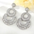 Picture of Buy Platinum Plated Copper or Brass Dangle Earrings with Low Cost