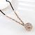 Picture of Zinc Alloy Rose Gold Plated Long Pendant From Reliable Factory