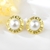 Picture of Hypoallergenic Gold Plated Classic Big Stud Earrings with Easy Return
