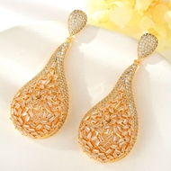 Show details for Luxury Big Dangle Earrings with Beautiful Craftmanship