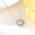 Picture of 925 Sterling Silver Cubic Zirconia Pendant Necklace with Full Guarantee