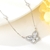 Picture of Sparkly Small Butterfly Pendant Necklace
