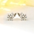 Picture of Designer Platinum Plated Ball Big Stud Earrings with No-Risk Return