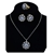 Picture of New Step Dark Blue Multi-Tone Plated 3 Pieces Jewelry Sets