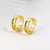 Picture of Impressive Gold Plated Delicate Huggie Earrings with Low MOQ