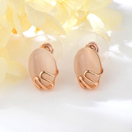 Show details for Fast Selling Pink Opal Big Stud Earrings For Your Occasions