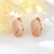 Picture of Fast Selling Pink Opal Big Stud Earrings For Your Occasions