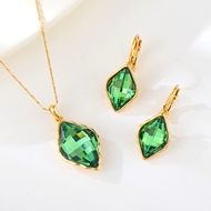 Show details for Sparkling Small Zinc Alloy 2 Piece Jewelry Set