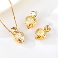 Show details for Buy Zinc Alloy Swarovski Element 2 Piece Jewelry Set with Wow Elements