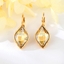 Show details for Big Copper or Brass Dangle Earrings with Fast Delivery