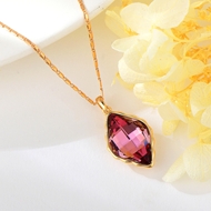 Show details for Copper or Brass Geometric Pendant Necklace from Certified Factory